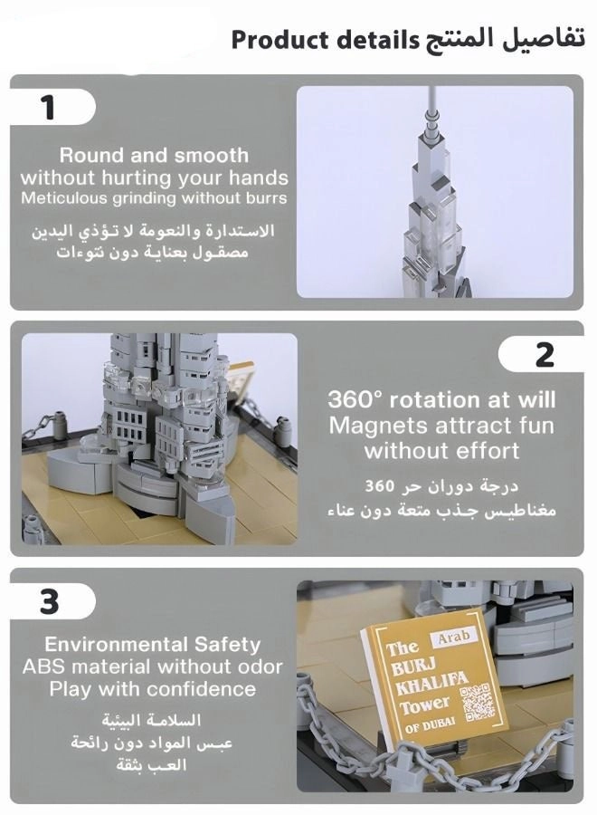 Burj Khalifa Tower - 555 pcs