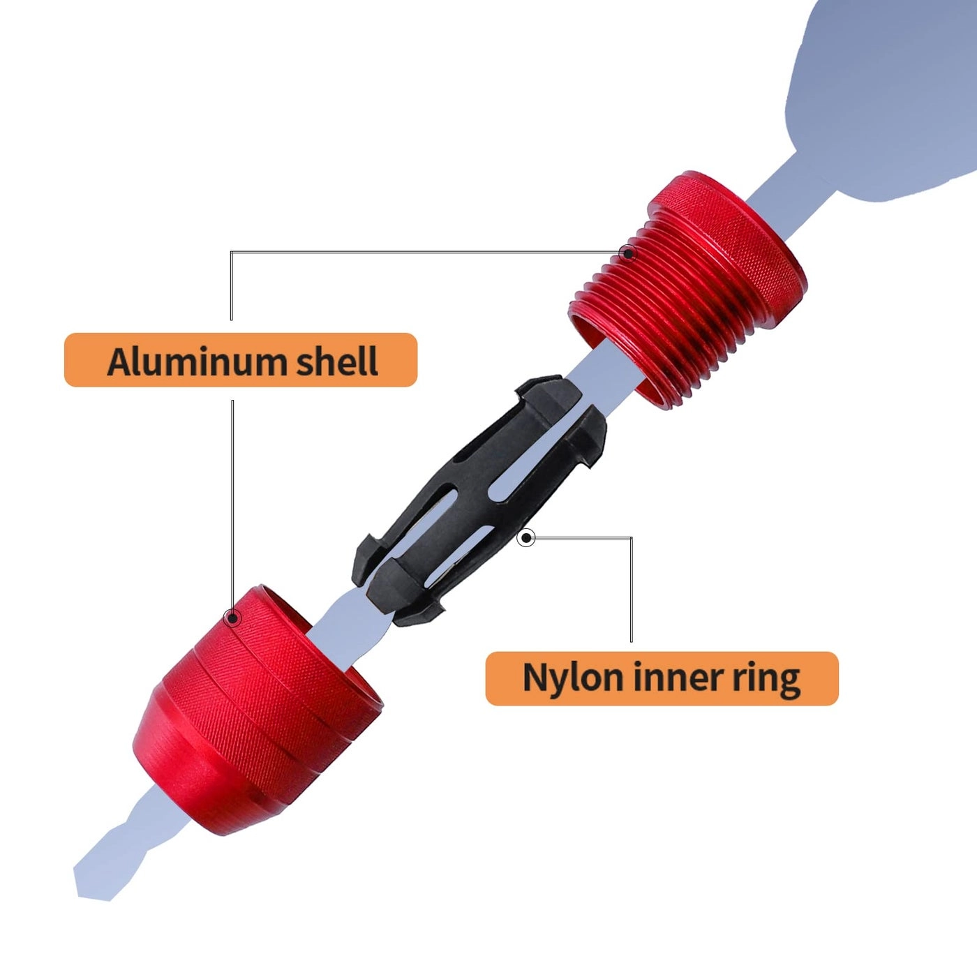 Drill Depth Stop - Aluminum 2 Pcs 5/64"-3/16",15/64"-7/16"