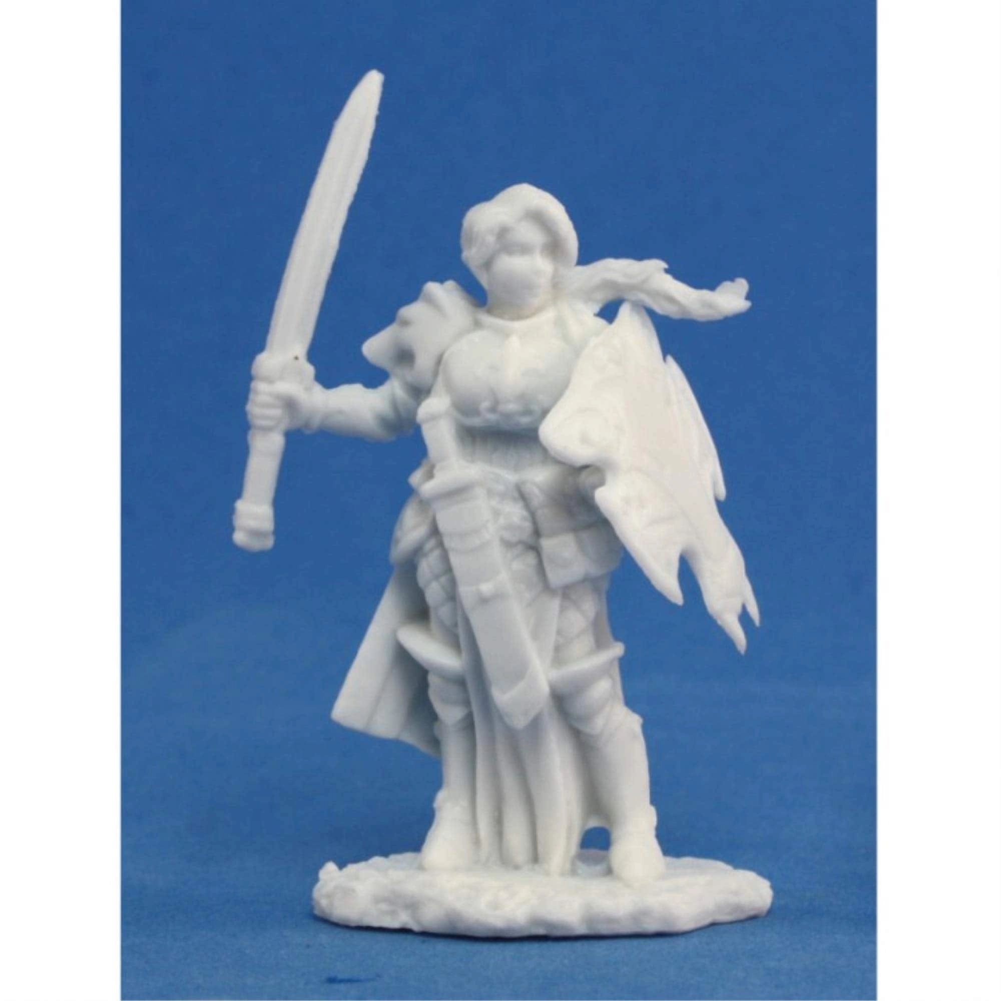 brand: reaper Trista Female Warrior - 25mm Heroic Scale Unpainted (2.5 cm)