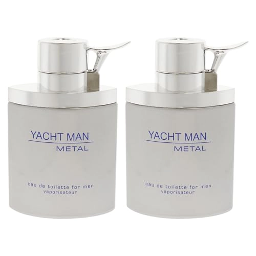Yacht Man Metal Eau de Toilette 3.4 oz Pack