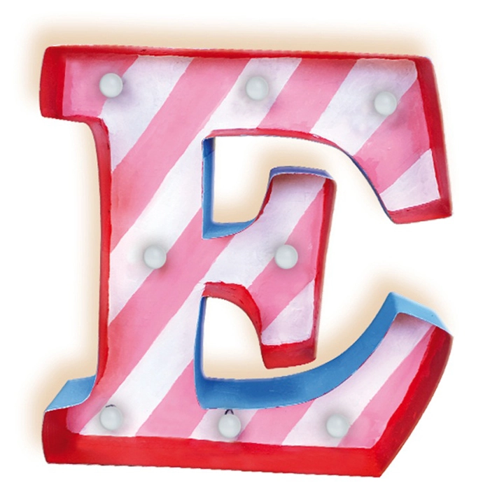 Making a Light Up Letter - Includes string lights 2 AA batteries