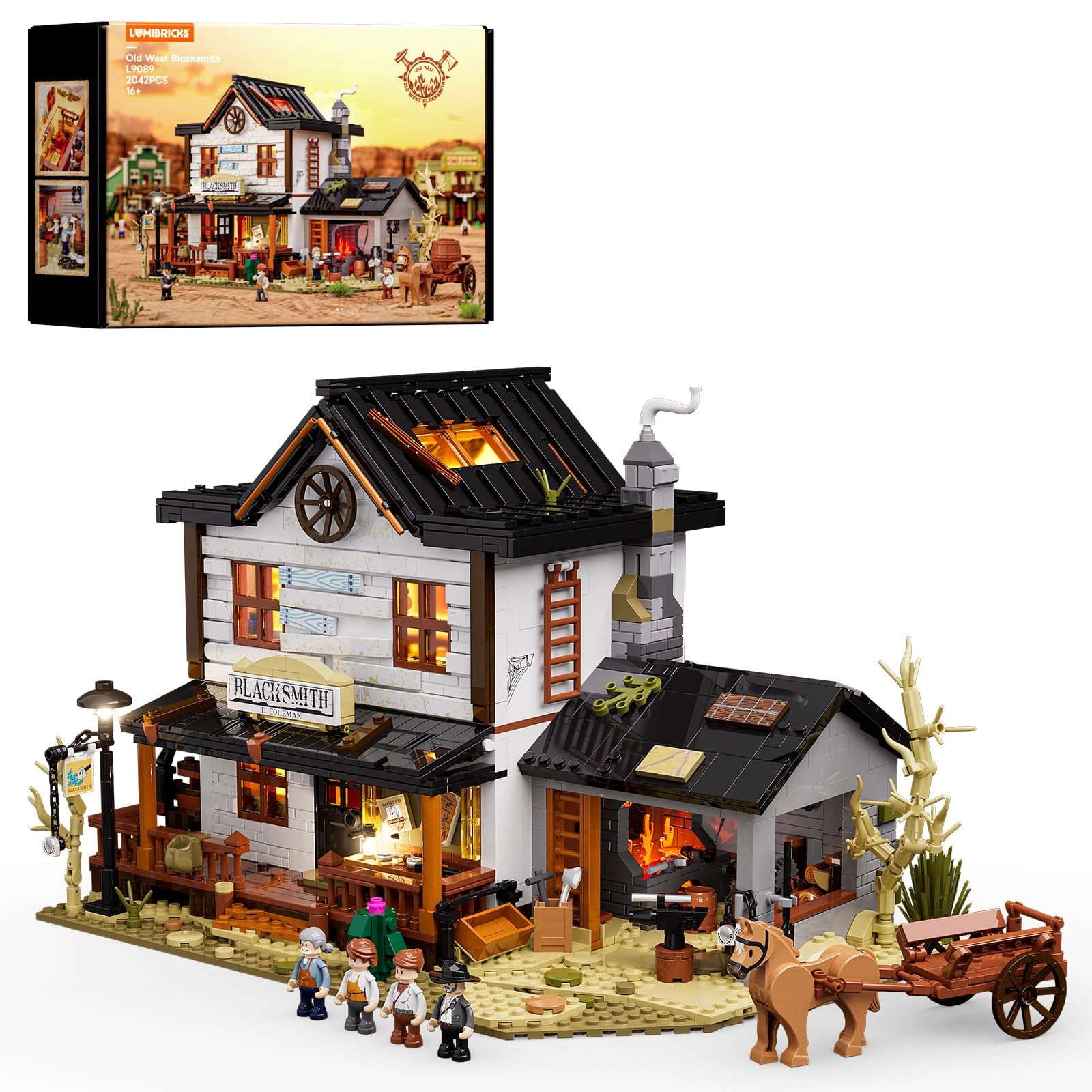 Generisch Western Blacksmith Shop - 2042 pcs