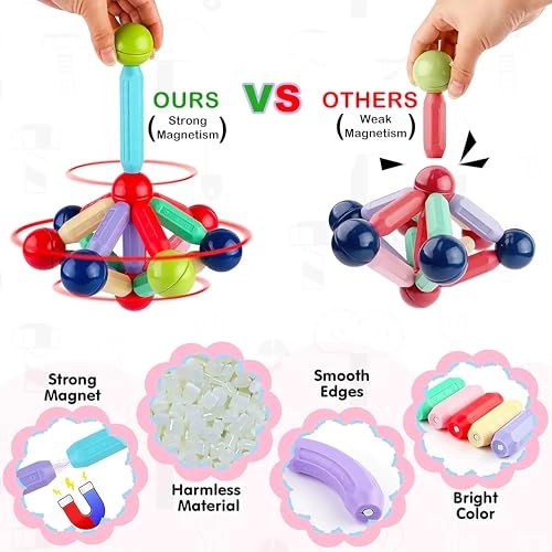 Magnetic Stick Blocks - 25 pcs