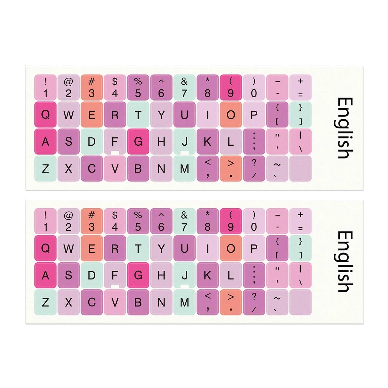 Boaulee Keyboard Stickers - English
