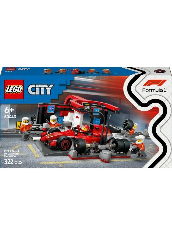City F1 Pit Stop & Pit Crew (60443)