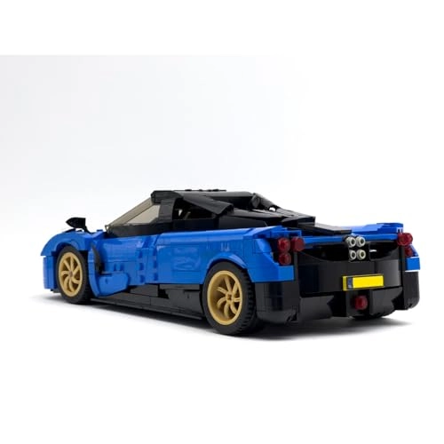 Supercar Clamping Building Blocks Construction Kit - 979 pcs