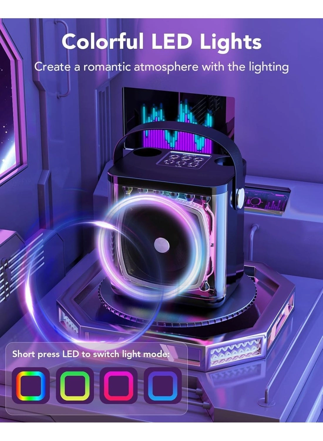 Portable karaoke speaker