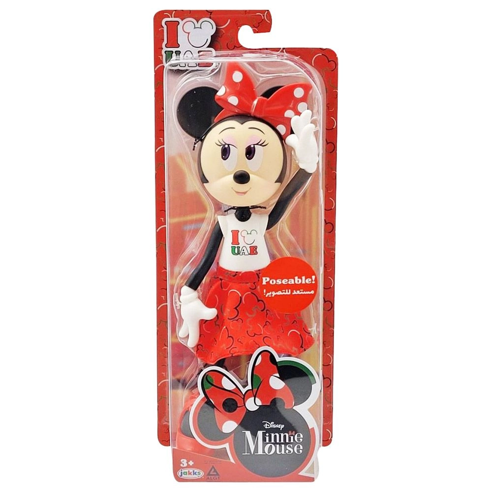 Minnie Mouse Doll - Red I Love UAE printed Ages 3+