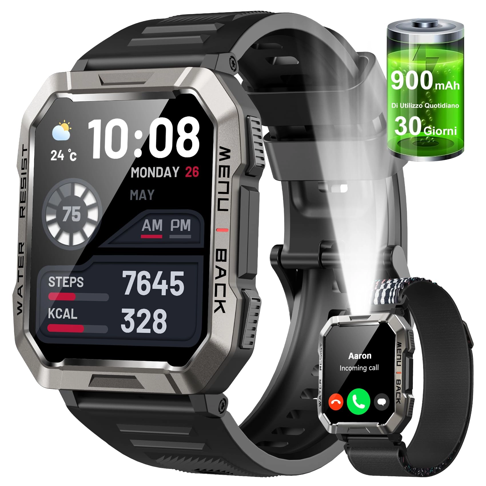 Smart Watch - 1.85"