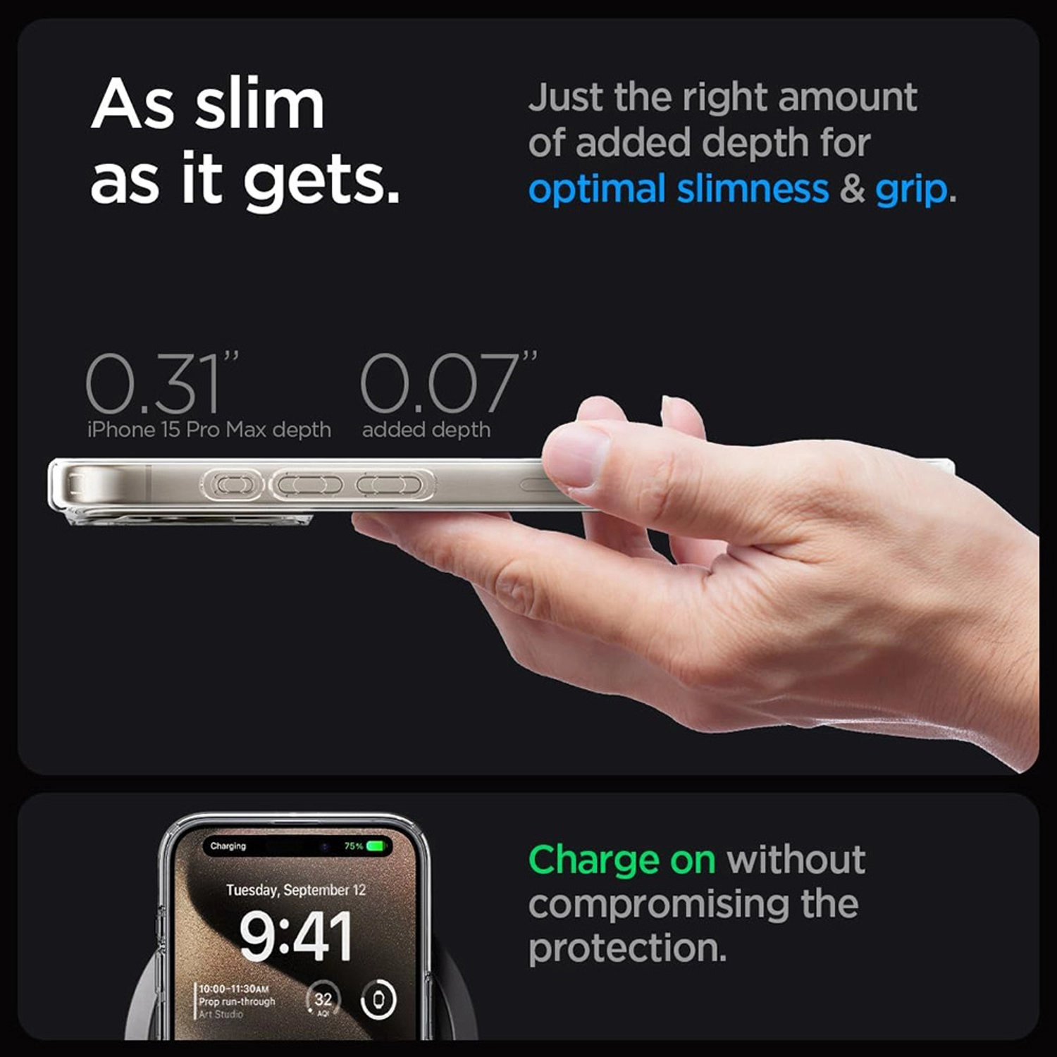 Ultra Hybrid MagFit Clear Case for iPhone 15 Pro Max
