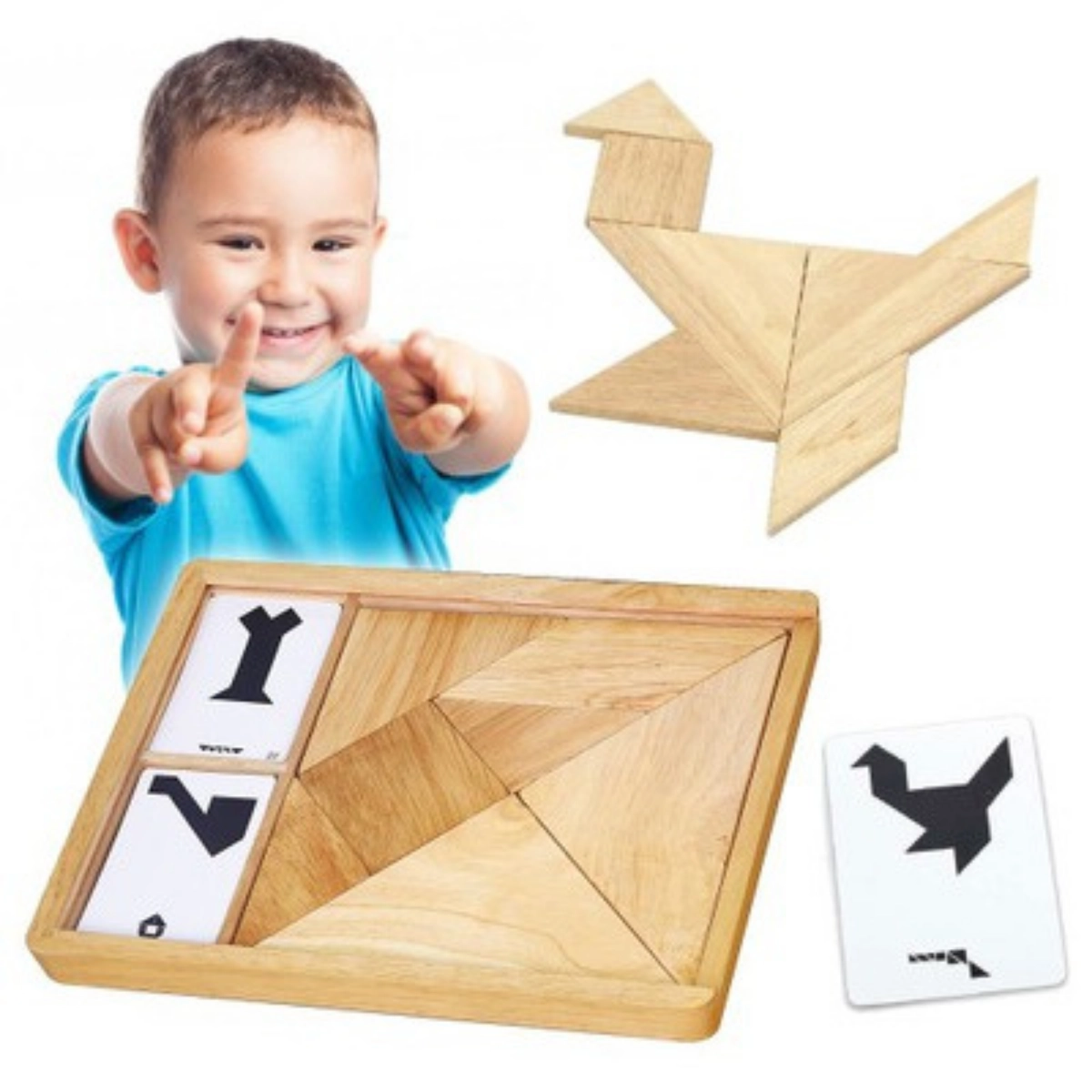 Tangram Wooden Puzzle (PCG-56301)