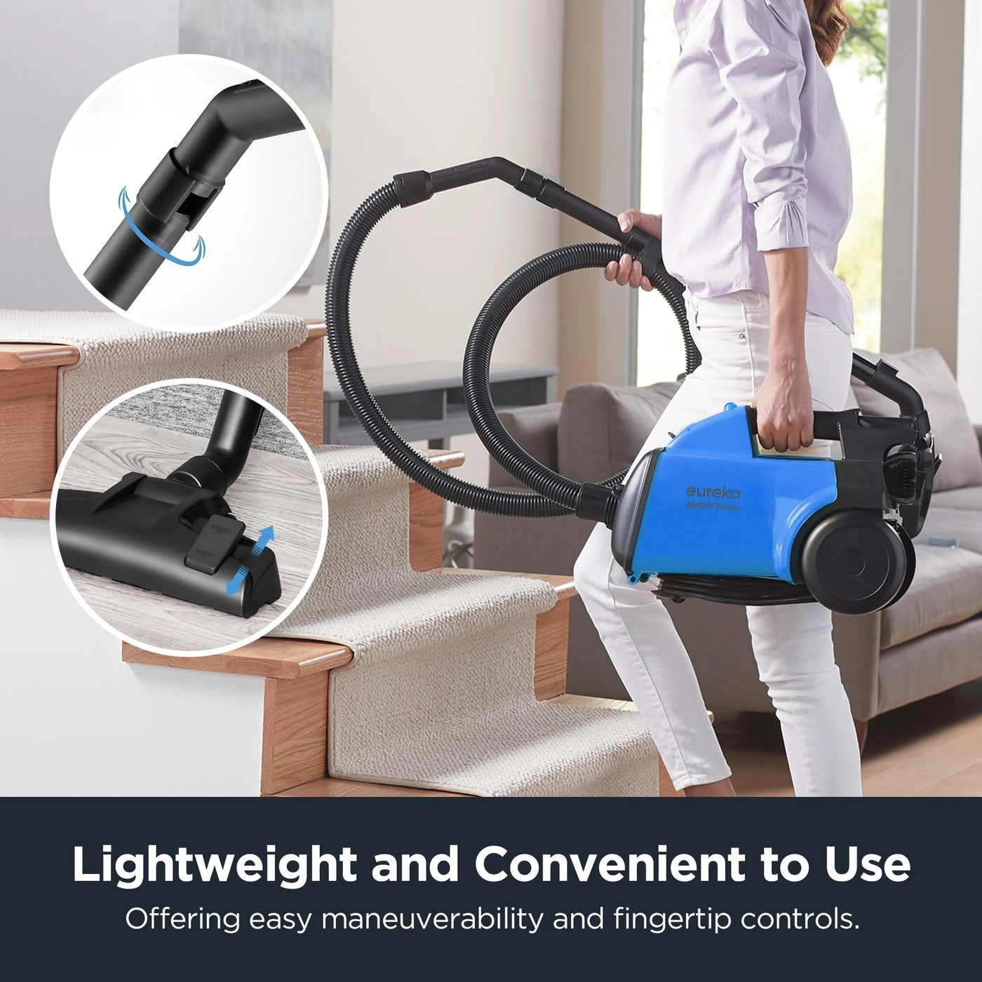 Mighty Mite Bagged Canister Vacuum Cleaner (3670H)