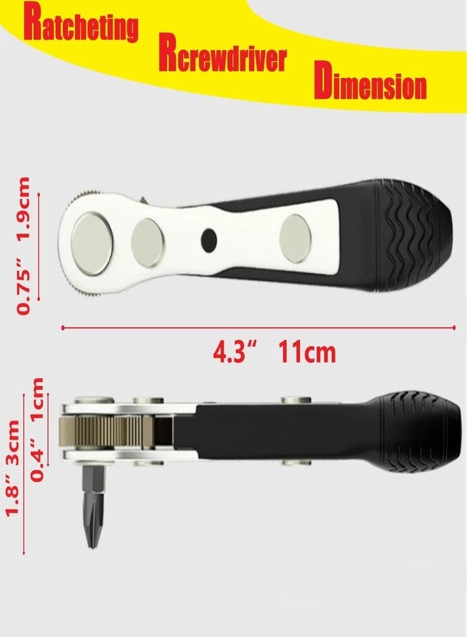 22-in-1 Mini Ratcheting Screwdriver Set - 22-in-1 (22 Pcs)