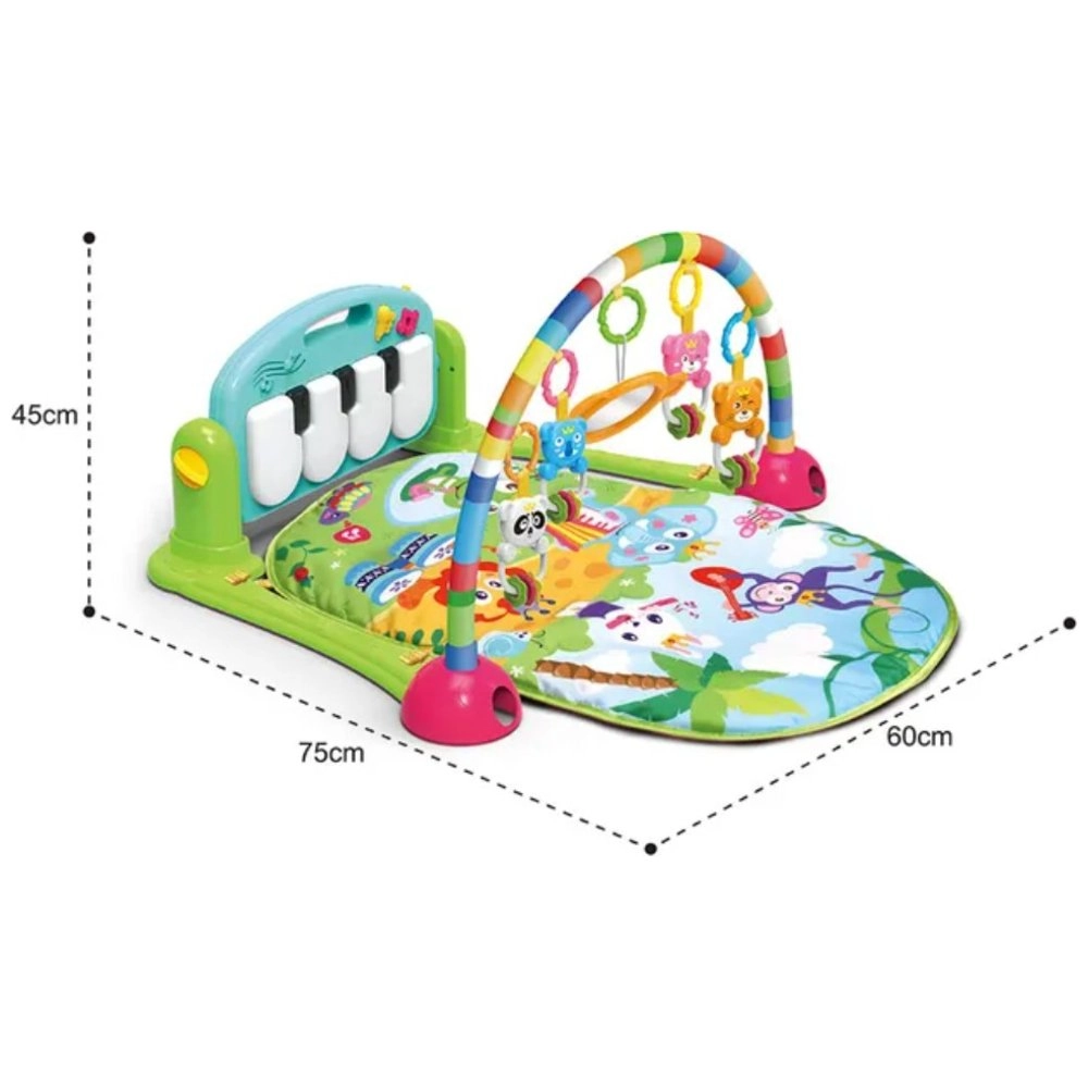 Baby Play Gym Piano Mat - Pink Newborn up to 12 months