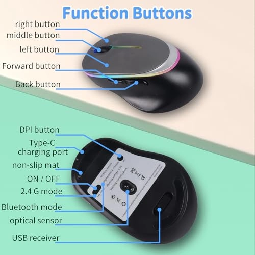 Ergonomic Vertical Mouse - Bluetooth