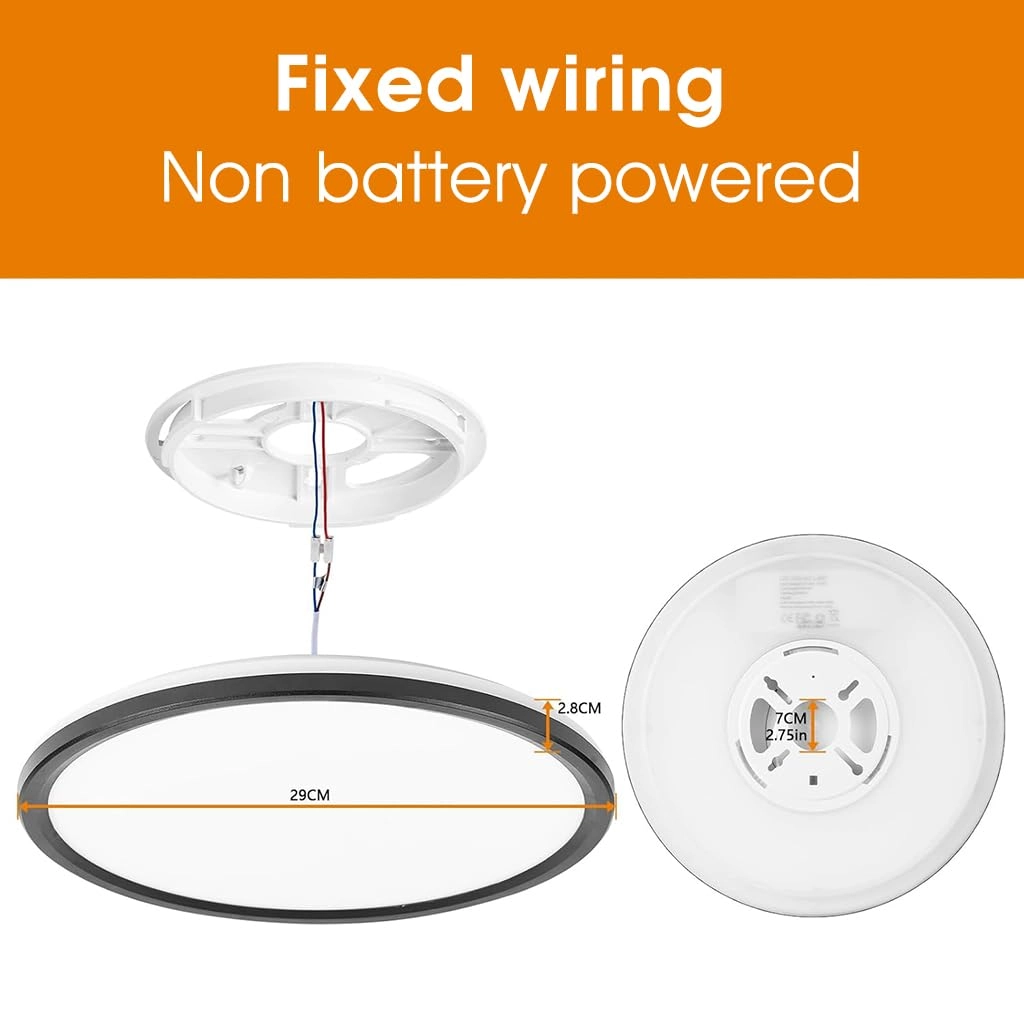 LED Ceiling Light - 3000-6500K Dimmable