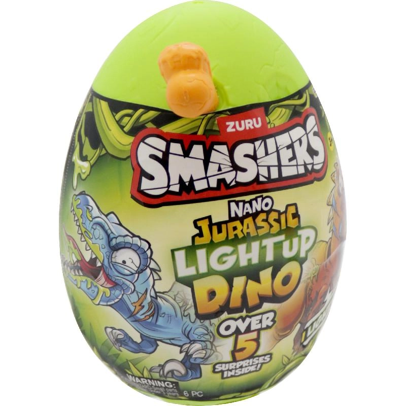 ZURU Smashers Nano Jurassic Light Up Dino - 3 Years and Above
