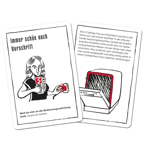 Black Stories Daily Disasters - 50 Puzzles Card Game