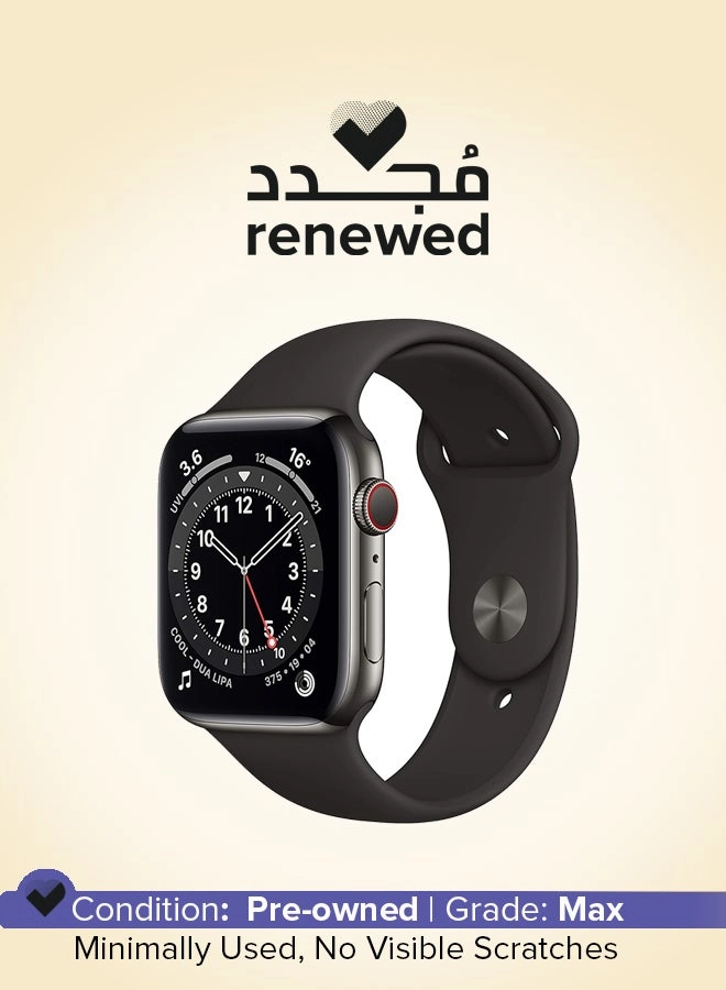 Apple (Renewed) Watch Series 6 40mm Stainless Steel Cellular GPS