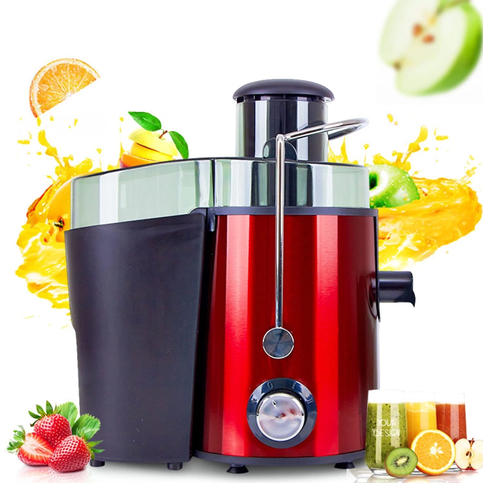 Wide Chute Slow Masticating Juicer Extractor - 250 watts 500 Milliliters
