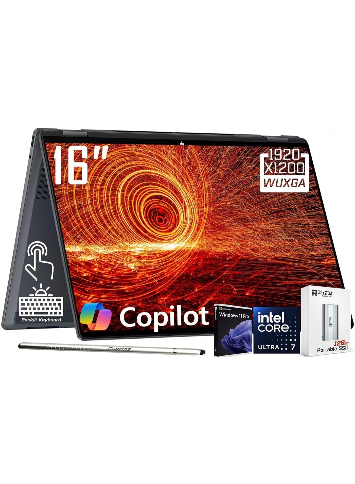 OmniBook X Flip - 16'' Core Ultra 7 258V 32GB DDR5 2TB SSD