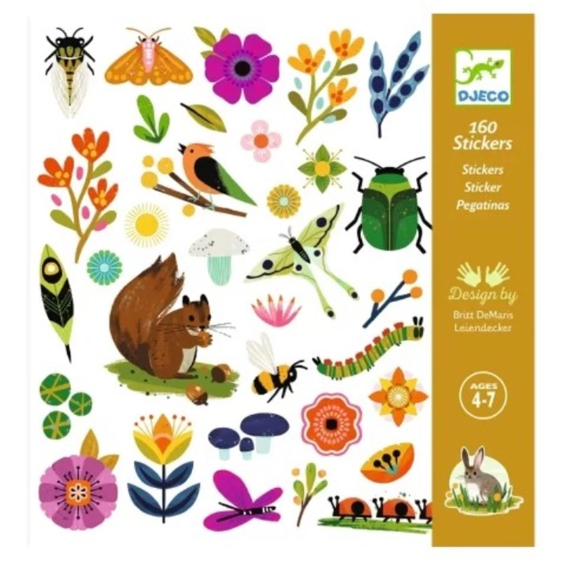 Garden Sticker Book 160 pcs