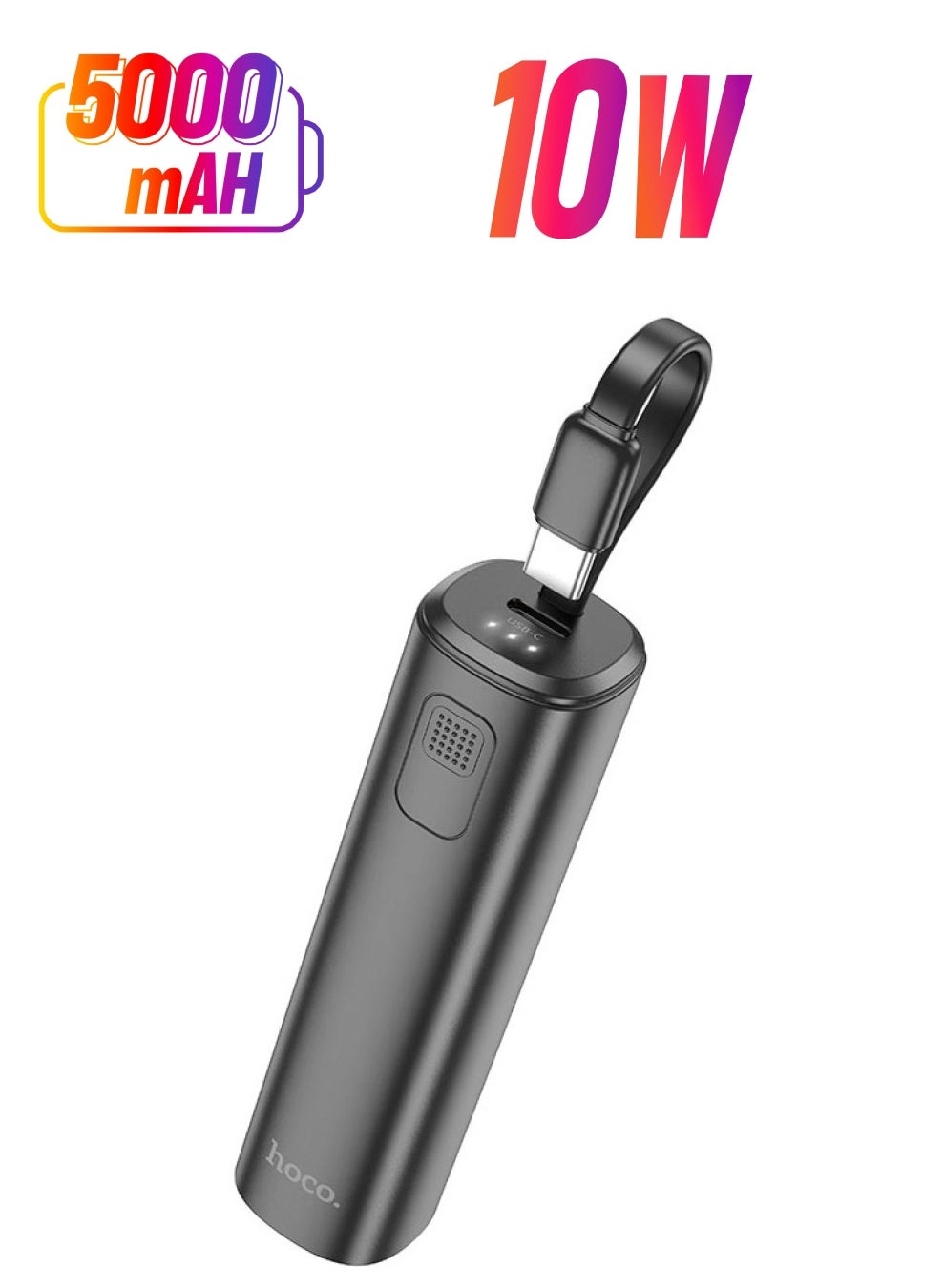 Energy Bar Wired Power Bank - 5000mAh