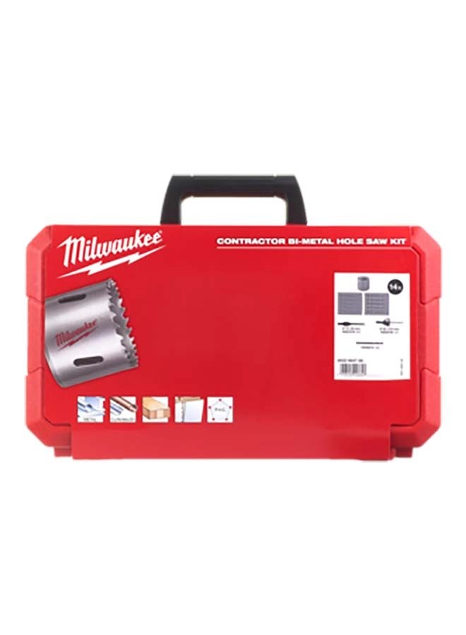 Contractor H Saw Set - Ø 19, 22, 25, 29, 32, 35, 38, 44, 51, 57 mm steel, non-ferrous metals, wood, drywall plasterboard, plastics