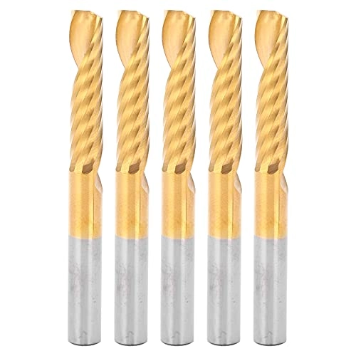 Spiral Router Bits - 6mm 6mm 5pcs