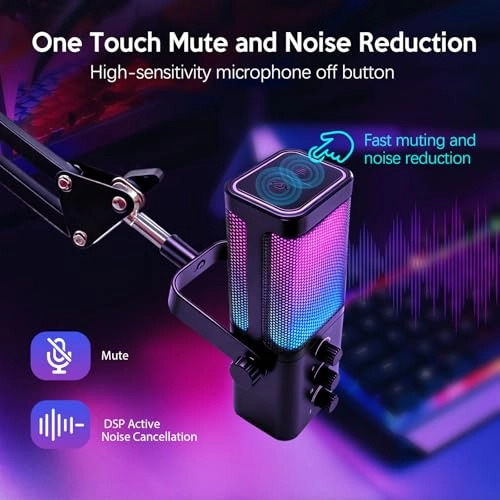 HJM905B USB+3.5mm-Mini-Jack Microphone