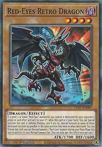 Yugioh Singles Yugioh Red-Eyes Retro Dragon LDS1-EN009