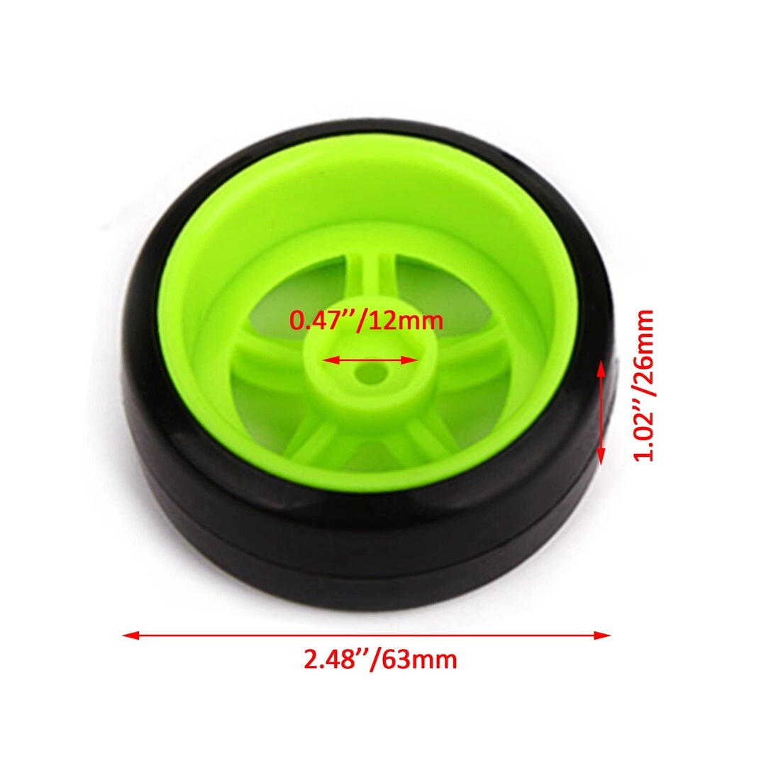 65 mm OD Tires - 1: 10
