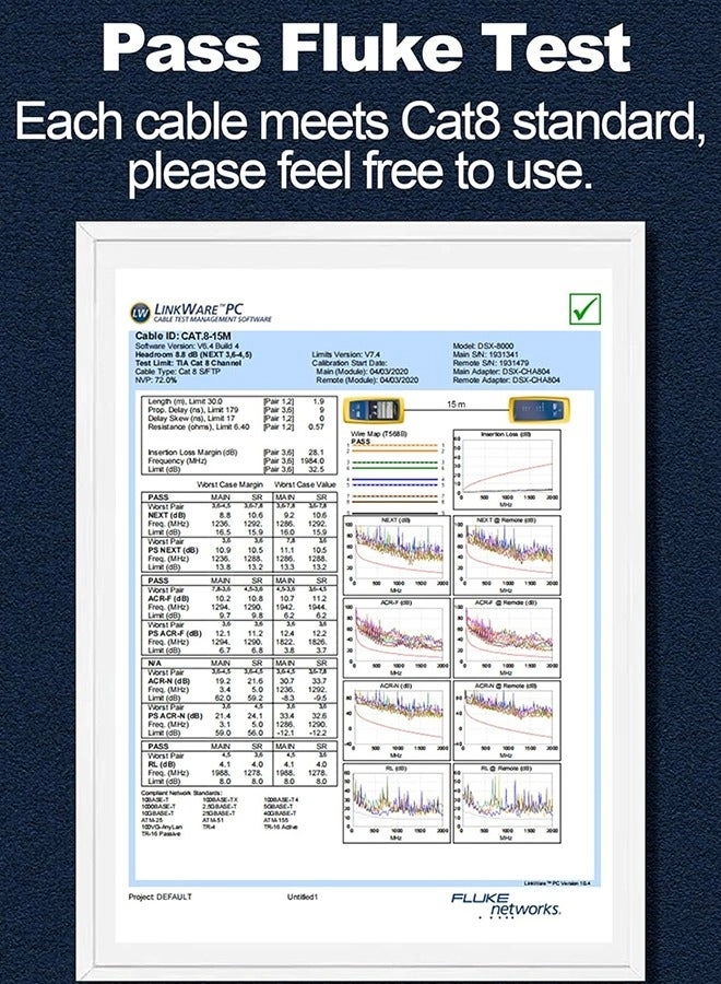 CAT8 Ethernet Cable - 6.5ft