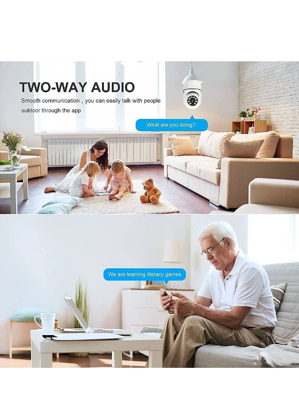 Light Bulb Camera 1080P