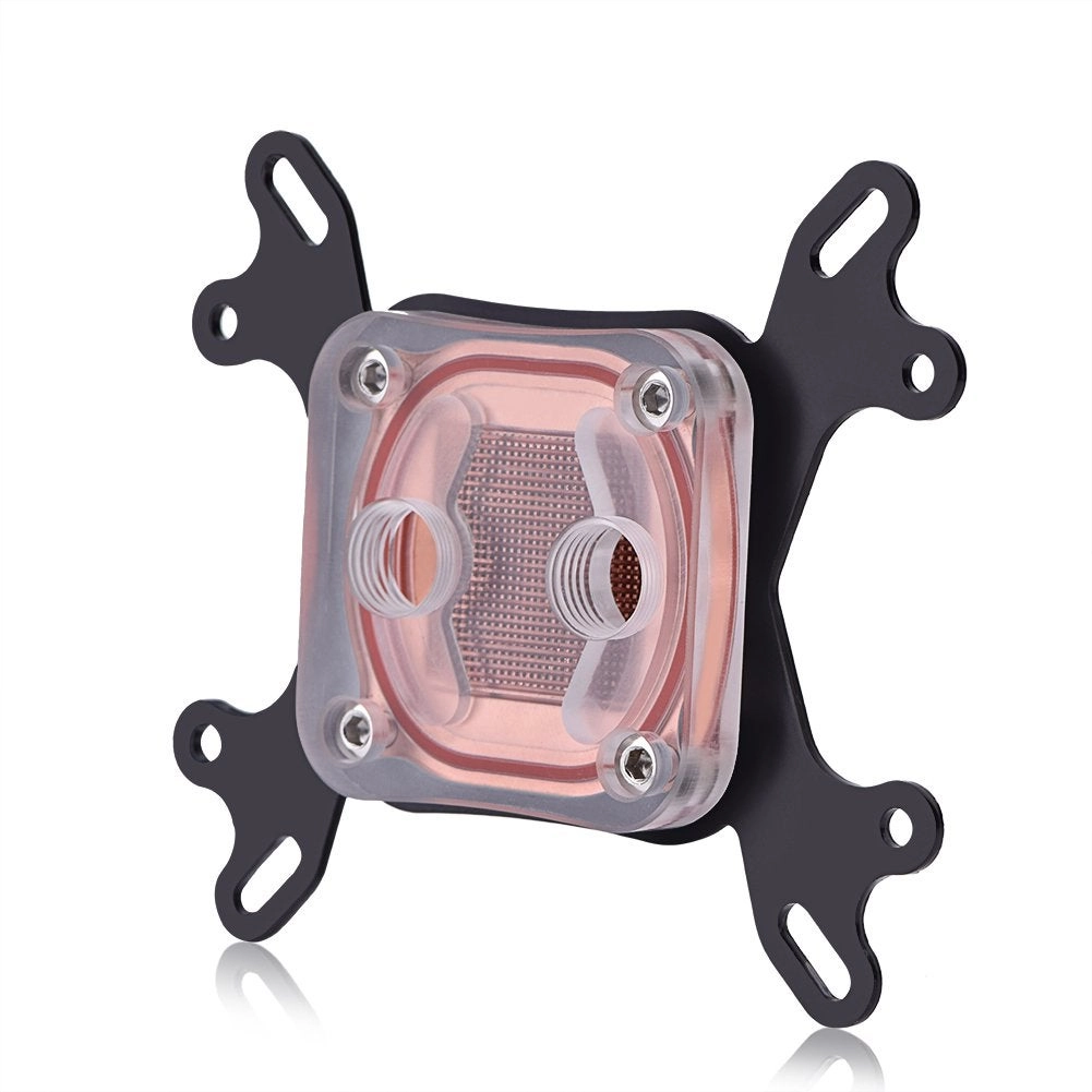 CPU Water Cooling Block - 50mm Copper Base Intel/AMD