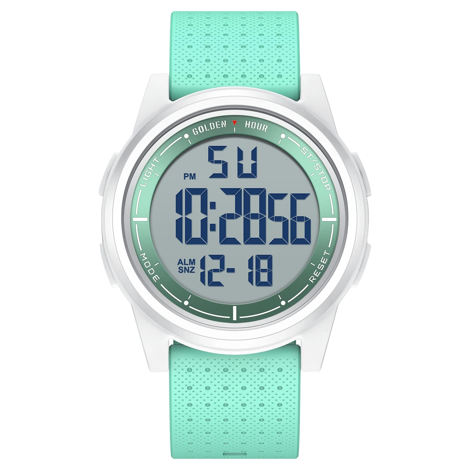 Ultra-Sottile Minimalista Sport Impermeabile Orologi Digitali 43mm Alloy Steel