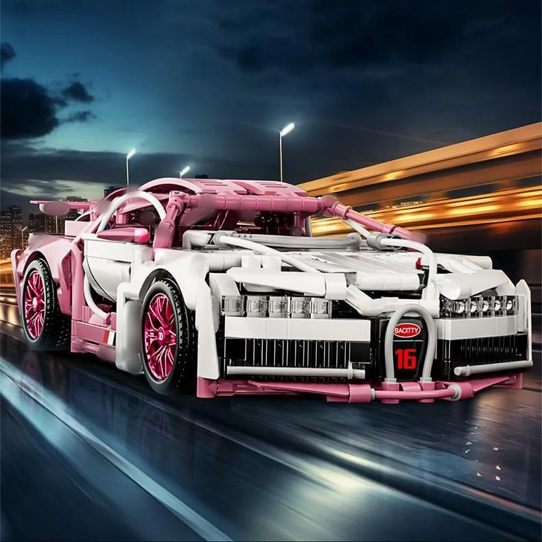 Sports Car Building Blocks Set - 1:14 1043 Pieces STEM