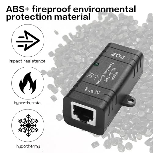 POE Injector - DC 5V-48V 24W 2xRJ45 100Mbps/1000Mbps
