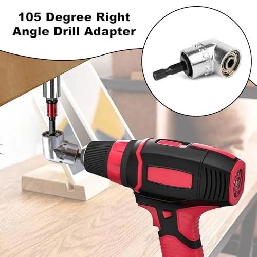 Angled Drill Bit Adapter - Bendable 105 Degree