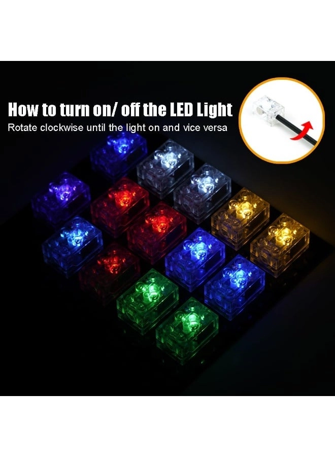 BRIXSPARK LED Light Up Kit - 14pcs Classic Transparent 2x3
