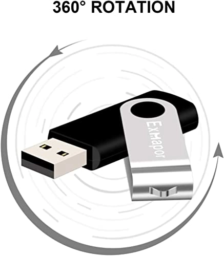 USB 2.0 Flash Drive Swivel Thumb Drive - USB 2.0 4GB