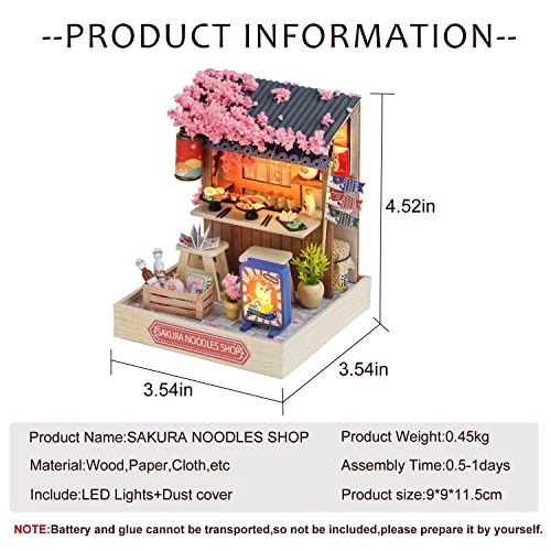 Miniature Dollhouse Kit - Sakura