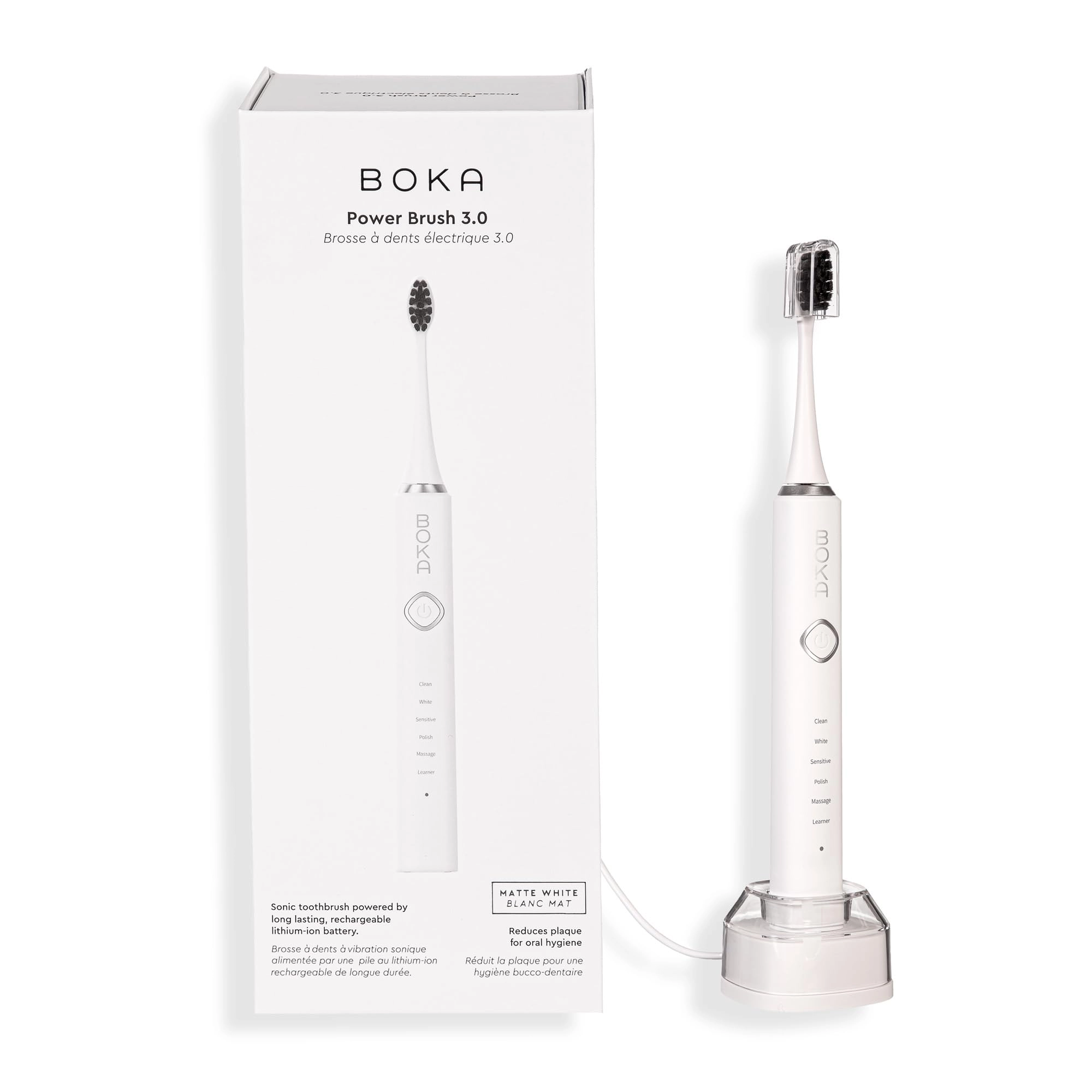 BOKA 3.0 - 2 Heads Rechargeable Sonic Charcoal-Infused Bristles