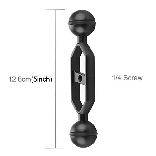 Dual Balls Arm - 5.0 inch 12.7cm Aluminum Alloy