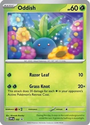 Pokémon Oddish 102