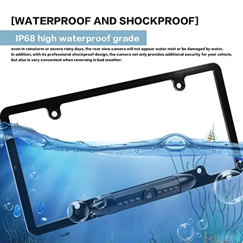 License Plate Frame Backup Camera - Night vision