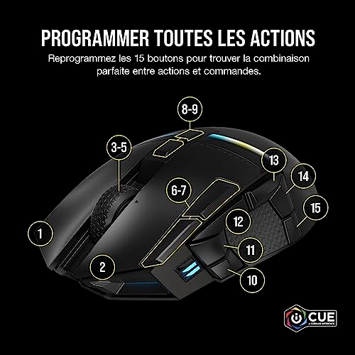 DARKSTAR RGB MMO Gaming Mouse - Wireless