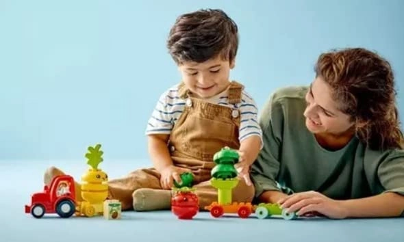 DUPLO My First Fruit and Vegetable Tractor (10982) - Multicolor 18 months and up