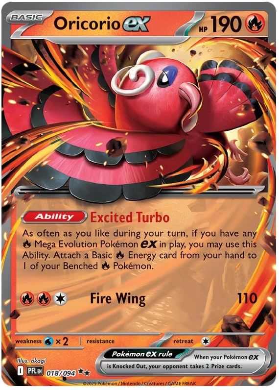 Pokémon Oricorio ex 018/094