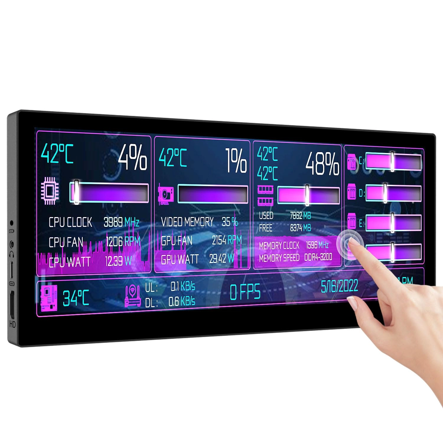 Shenzhen Kenowa Electronics Co., LTD HD-103 - 10.3inch 1920x720